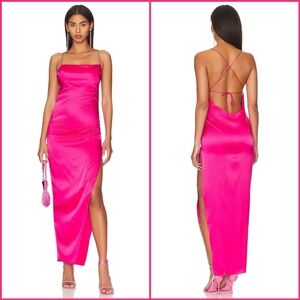 SER.O.YA Celino Maxi Silk Blend Dress